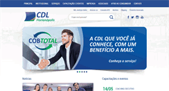 Desktop Screenshot of cdlflorianopolis.org.br